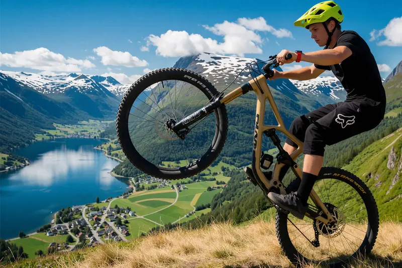 Mountain biking