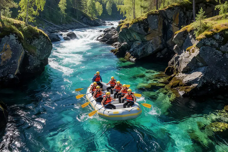 White water rafting