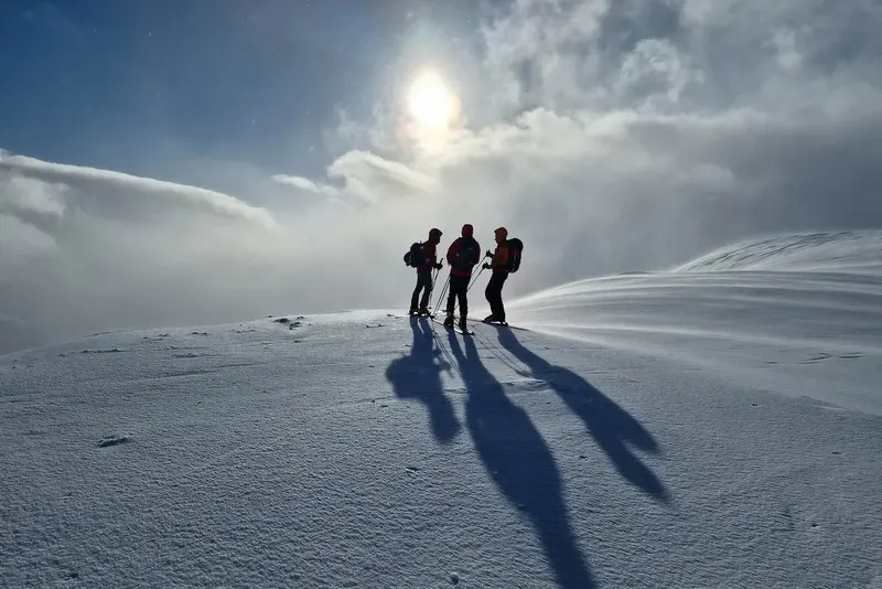 Skiing at Voss
